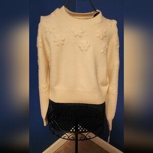 JESSICA SIMPSON Embroidered Sweater - M - NWT